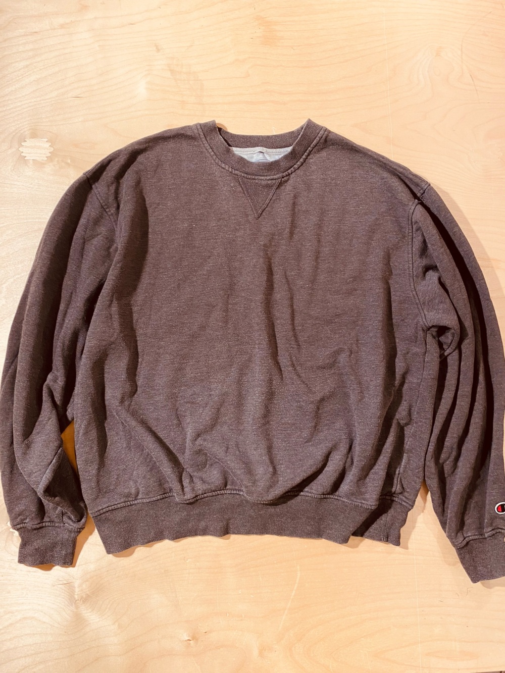 Champion Men's Dark Gray Crewneck Sweatshirt XL (SY)